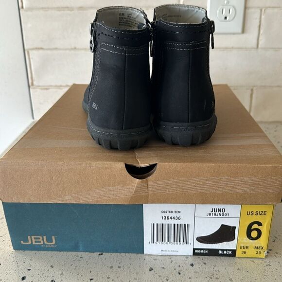 JBU by Jambu Women's Juno Black Ankle Bootie Zip Closure Casual Shoes Size 6 NWB - Picture 3 of 12